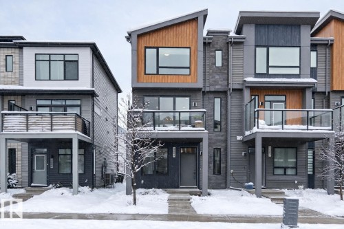 3284 Keswick Way, Edmonton, AB - Outdoor With Balcony With Facade