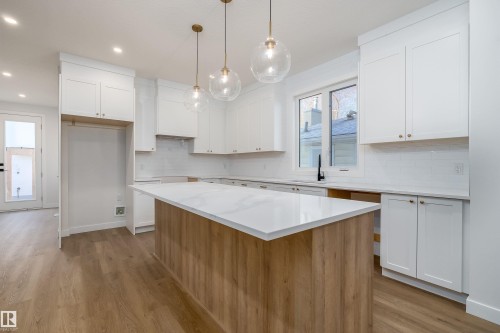 9540 148 Street, Edmonton, AB - Indoor Photo Showing Kitchen With Upgraded Kitchen