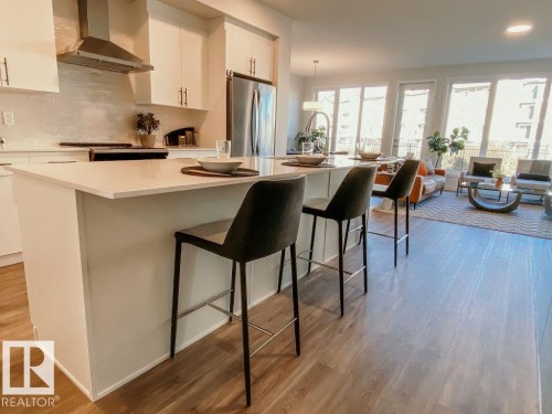 161 Garneau Gate, Spruce Grove, AB - Indoor Photo Showing Kitchen With Upgraded Kitchen