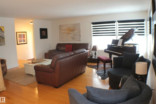 4403 107A Avenue, Edmonton, AB - Indoor Photo Showing Living Room