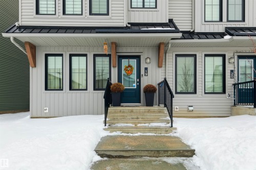 19 525 Secord Boulevard, Edmonton, AB - Outdoor With Deck Patio Veranda