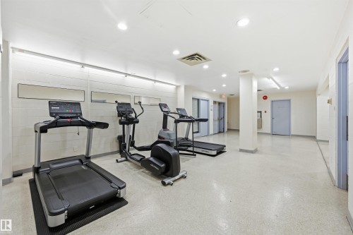 1808 10149 Saskatchewan Drive, Edmonton, AB - Indoor Photo Showing Gym Room