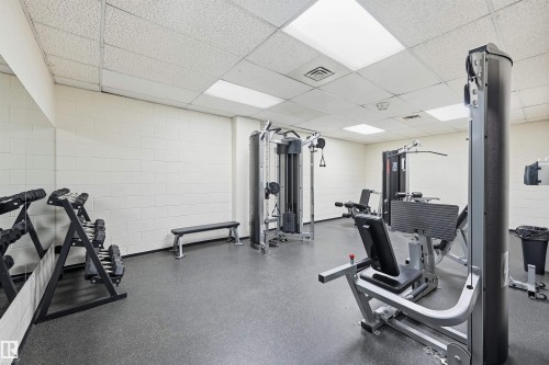 1808 10149 Saskatchewan Drive, Edmonton, AB - Indoor Photo Showing Gym Room