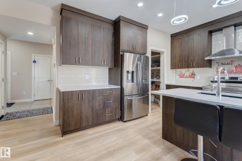 1459 Cherniak Way, Edmonton, AB - Indoor Photo Showing Kitchen With Stainless Steel Kitchen