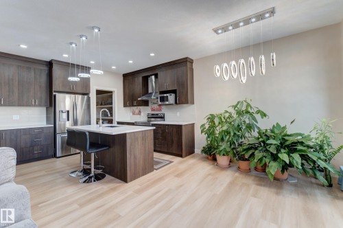 1459 Cherniak Way, Edmonton, AB - Indoor Photo Showing Kitchen With Stainless Steel Kitchen