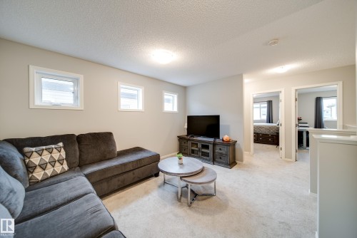 9040 Cooper Link, Edmonton, AB - Indoor Photo Showing Living Room