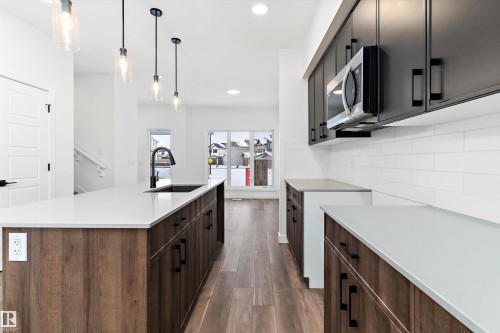 2004 191 Street, Edmonton, AB - Indoor Photo Showing Kitchen With Upgraded Kitchen