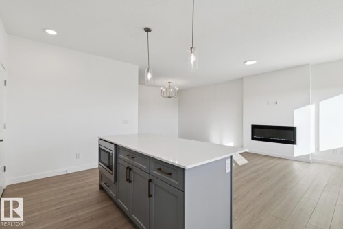 19027 20 Avenue, Edmonton, AB - Indoor With Fireplace