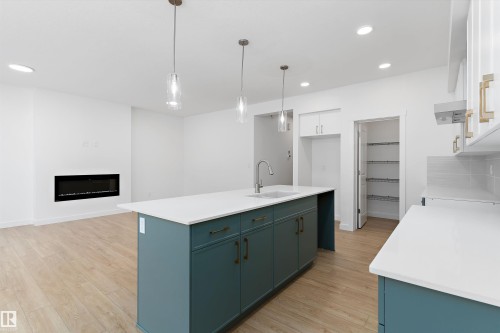 4015 208 Street, Edmonton, AB - Indoor Photo Showing Kitchen