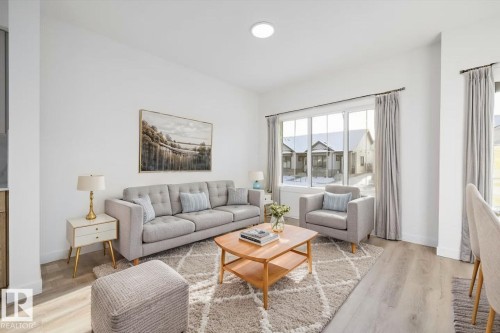 20608 42 Avenue, Edmonton, AB - Indoor Photo Showing Living Room