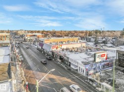 Bird's eye view of a commercial area - 