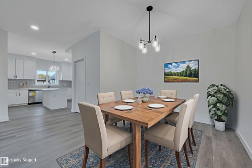 5001 51 Avenue, Calmar, AB - Indoor Photo Showing Dining Room