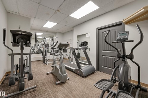 905 10150 117 Street, Edmonton, AB - Indoor Photo Showing Gym Room