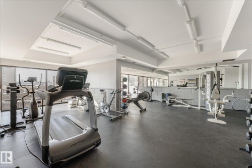 1002 9923 103 Street, Edmonton, AB - Indoor Photo Showing Gym Room