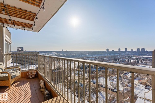 1002 9923 103 Street, Edmonton, AB - Outdoor With Balcony With View