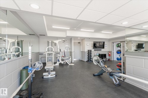 1002 9923 103 Street, Edmonton, AB - Indoor Photo Showing Gym Room