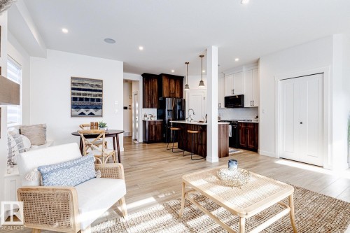 301 Juniper Cove, Leduc, AB - Indoor Photo Showing Living Room