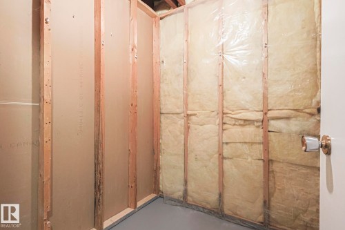View of unfinished basement - 13419 102 Street, Edmonton, AB - Indoor Photo Showing Basement