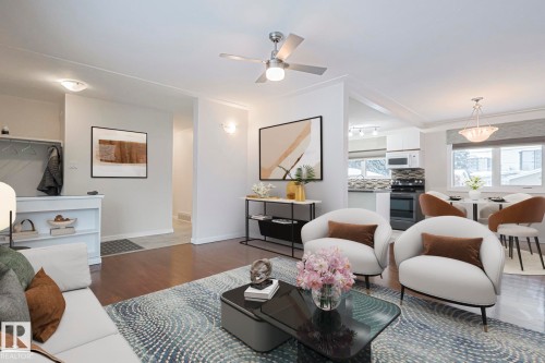13419 102 Street, Edmonton, AB - Indoor Photo Showing Living Room