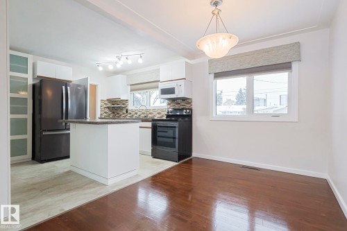 13419 102 Street, Edmonton, AB - Indoor Photo Showing Kitchen With Upgraded Kitchen
