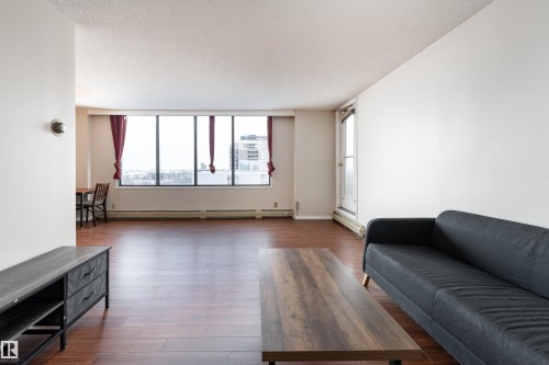 702 8340 Jasper Avenue, Edmonton, AB - Indoor Photo Showing Living Room