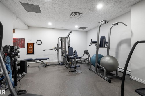 702 8340 Jasper Avenue, Edmonton, AB - Indoor Photo Showing Gym Room