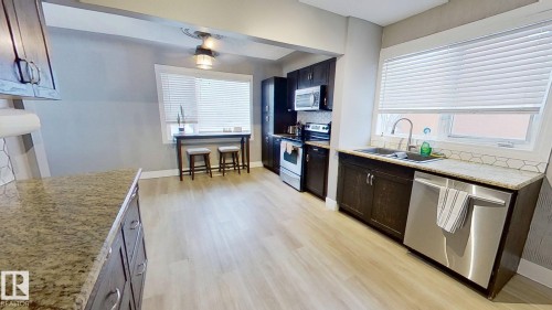 12903 119A Avenue, Edmonton, AB - Indoor Photo Showing Kitchen With Double Sink