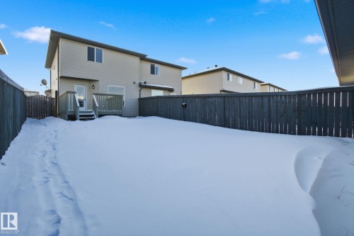 Landscaped fenced backyard - 3014 31 Avenue, Edmonton, AB - Outdoor