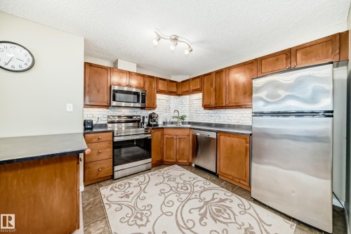 1309 7339 South Terwillegar Dr, Edmonton, AB - Indoor Photo Showing Kitchen With Stainless Steel Kitchen