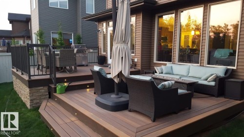 1422 Chahley Place, Edmonton, AB - Outdoor With Deck Patio Veranda With Exterior