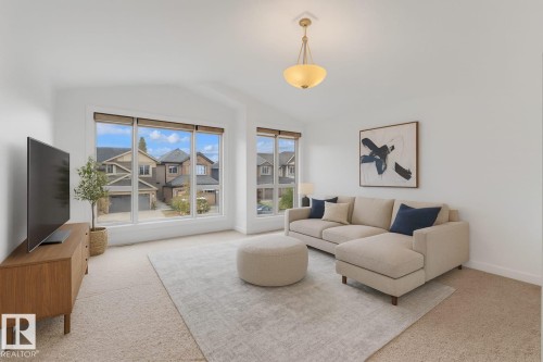 1422 Chahley Place, Edmonton, AB - Indoor Photo Showing Living Room