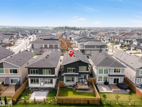 Aerial perspective of suburban area - 15518 13A Avenue, Edmonton, AB - Outdoor