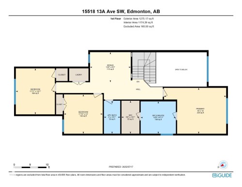 View of home floor plan - 15518 13A Avenue, Edmonton, AB - Other