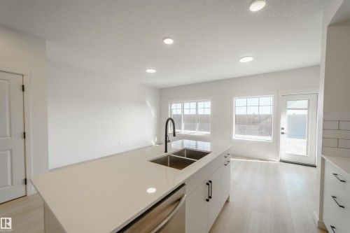 1303 Podersky Wynd, Edmonton, AB - Indoor Photo Showing Kitchen With Double Sink