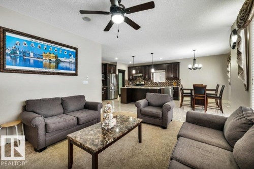 1908 86 Street, Edmonton, AB - Indoor Photo Showing Living Room
