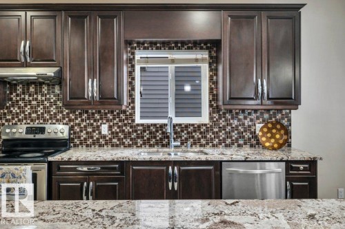 1908 86 Street, Edmonton, AB - Indoor Photo Showing Kitchen With Upgraded Kitchen