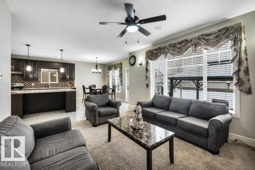 1908 86 Street, Edmonton, AB - Indoor Photo Showing Living Room