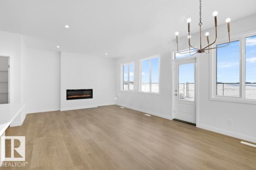 2331 Muckleplum Way, Edmonton, AB - Indoor With Fireplace