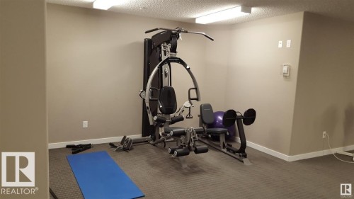 437 6076 Schonsee Way, Edmonton, AB - Indoor Photo Showing Gym Room