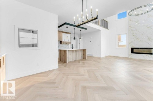 16724 34 Avenue, Edmonton, AB - Indoor With Fireplace