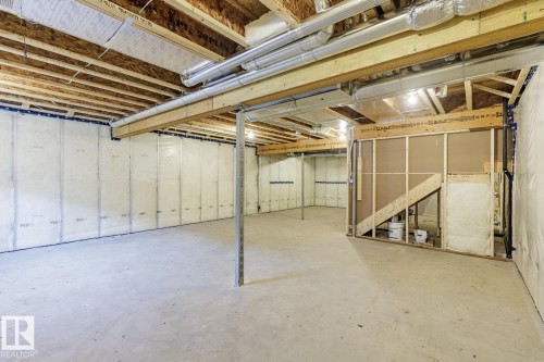 View of unfinished basement - 3719 42 Avenue, Beaumont, AB - Indoor Photo Showing Basement