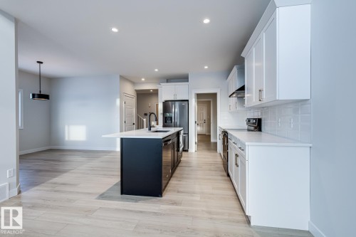 3719 42 Avenue, Beaumont, AB - Indoor Photo Showing Kitchen