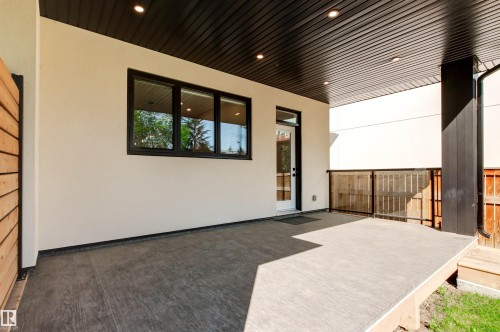 2-8343 Saskatchewan Drive, Edmonton, AB - Outdoor With Deck Patio Veranda With Exterior