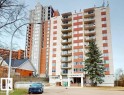 #203 9028 Jasper Ave Nw, Edmonton, AB  - Outdoor With Balcony With Facade 