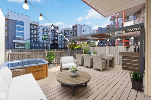 107 10611 117 Street, Edmonton, AB - Outdoor With Deck Patio Veranda With Exterior