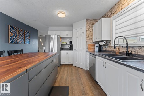 1927 6 Street, Cold Lake, AB - Indoor Photo Showing Kitchen With Double Sink