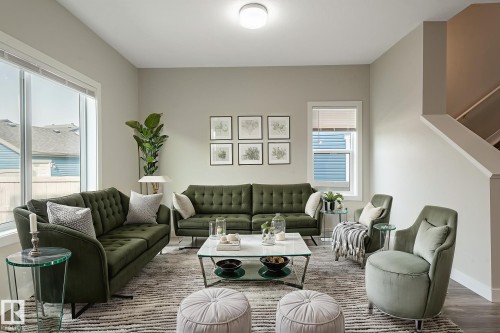 207 Griesbach Road, Edmonton, AB - Indoor Photo Showing Living Room