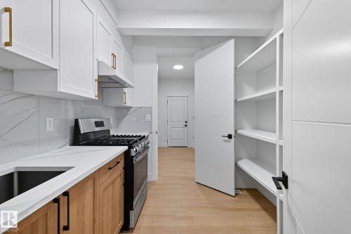 1133 Gyrfalcon Crescent, Edmonton, AB - Indoor Photo Showing Kitchen