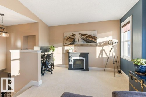 1182 Hays Drive, Edmonton, AB - Indoor With Fireplace