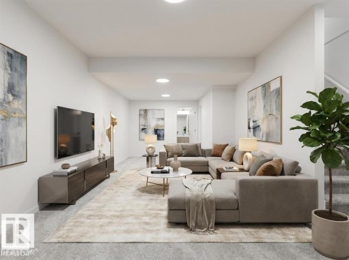 4277 Kinglet Drive, Edmonton, AB - Indoor Photo Showing Living Room